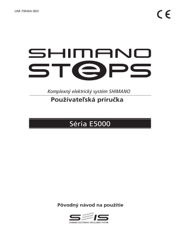 Shimano SM-DUE50 Kryt hnacej jednotky Používateľská príručka | Manualzz