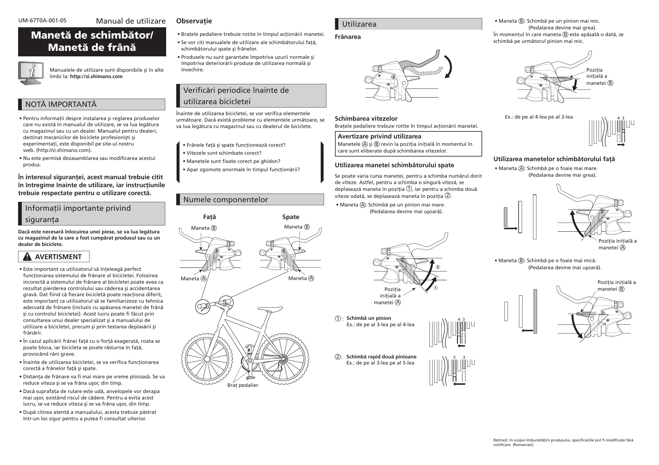 shimano revoshift manual