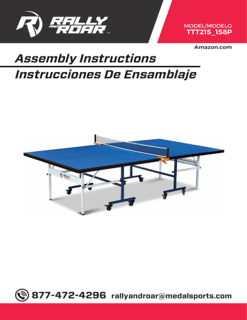 Md Sports Ttt215 158p Rally And Roar, Md Sports Ping Pong Table Manual