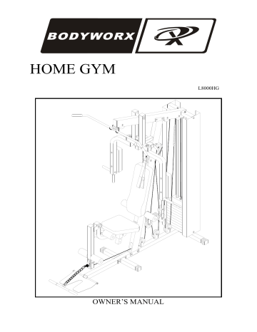 Bodyworx home gym manual sale