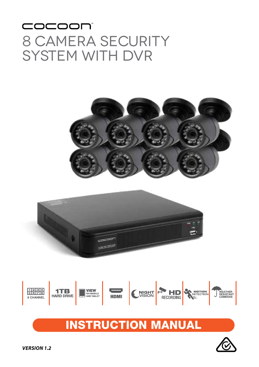 Aldi 8 channel dvr best sale security system