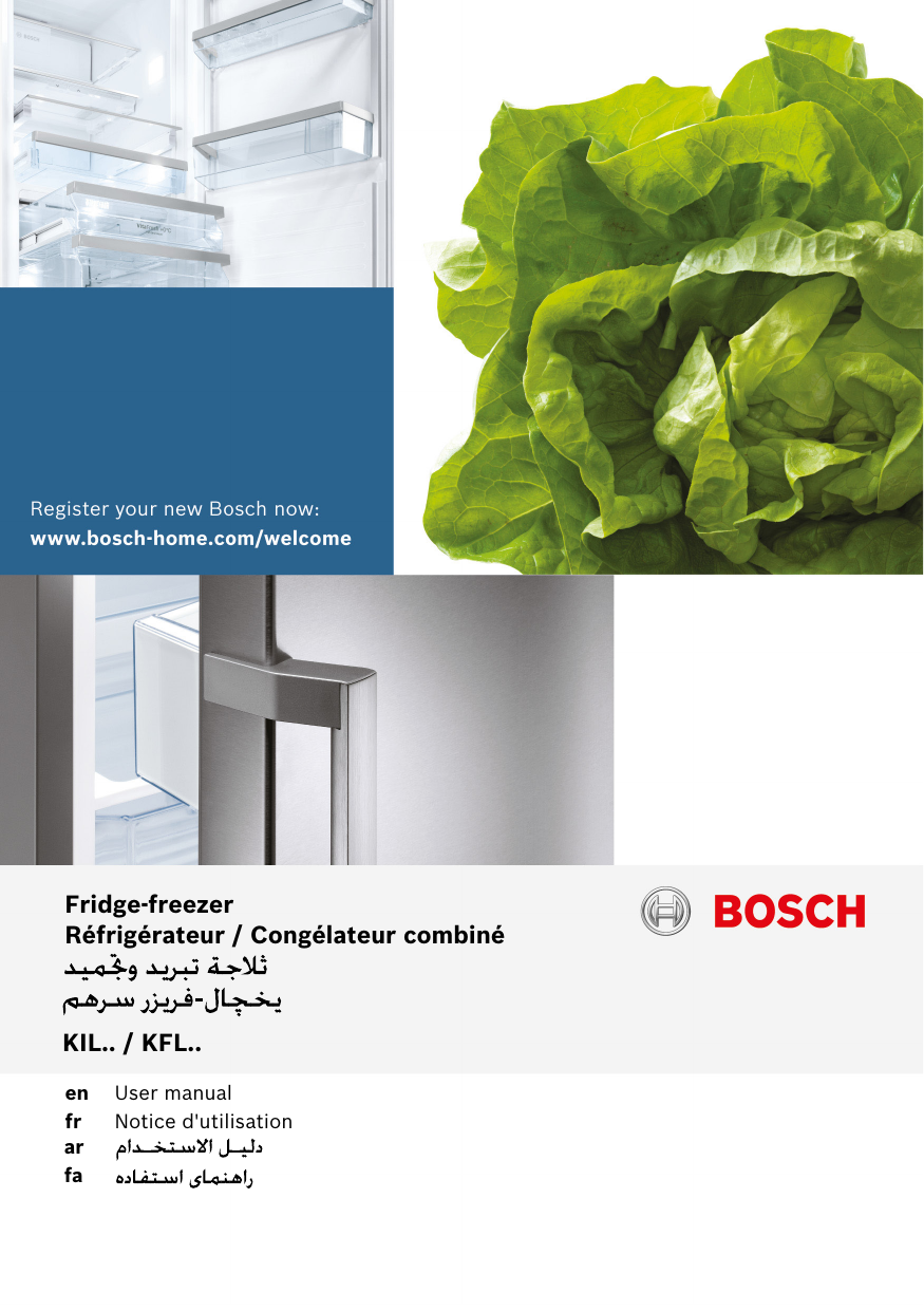 Bosch BUILTIN REFRIGERATOR User manual Manualzz