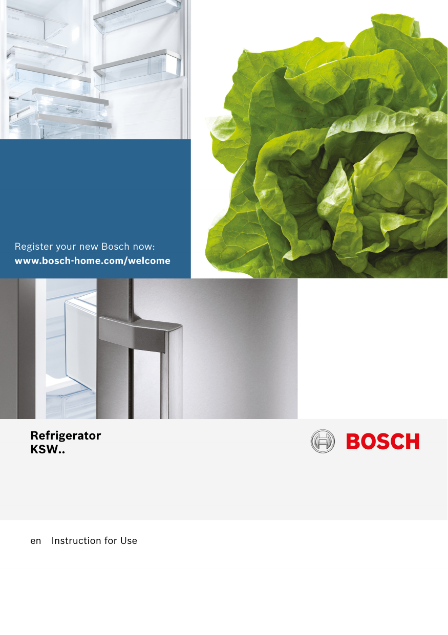 Bosch Freestanding refrigerator Serie 6 Instruction manual Manualzz