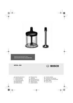 bosch handmixer homeprofessional mfq4780