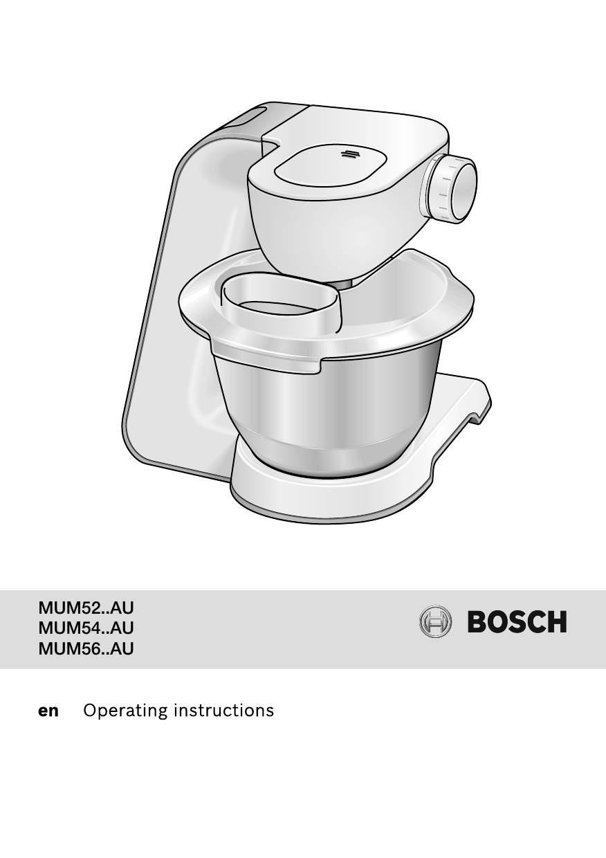 Bosch Mum54630au 02 Kitchen Machine