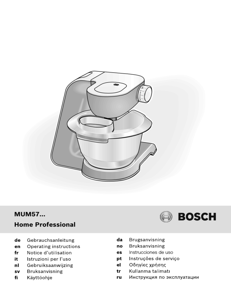 bosch mum57860 test