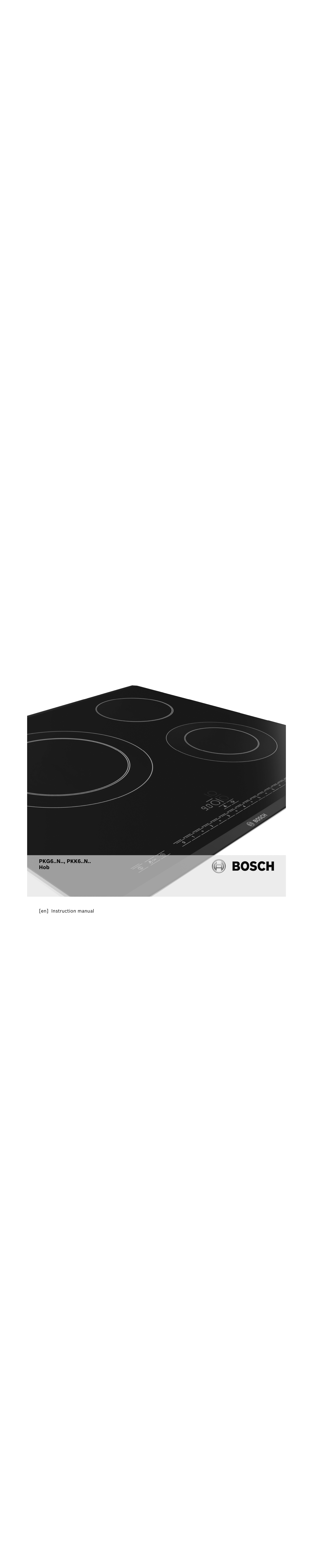 Bosch Electric cooktop Serie 8 Instruction manual Manualzz