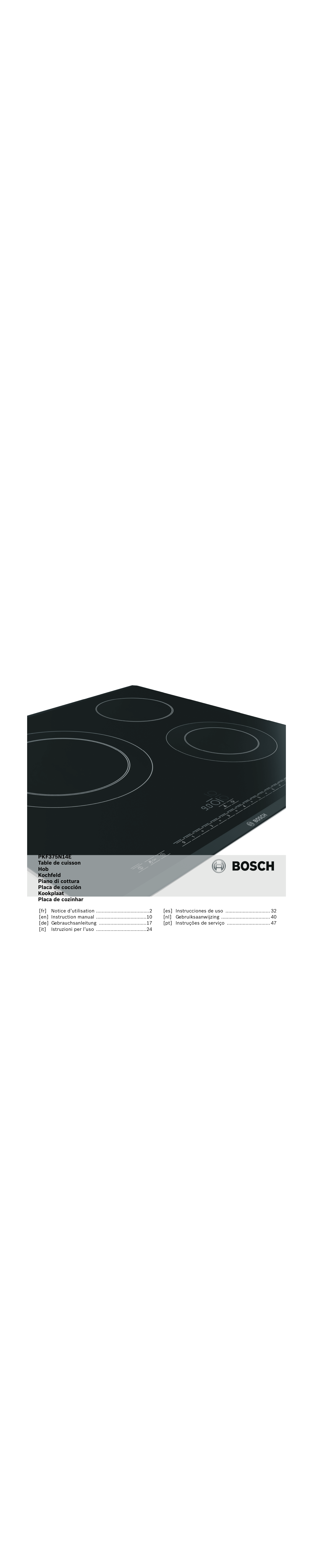 Bosch Electric cooktop Serie 8 Benutzerhandbuch Manualzz