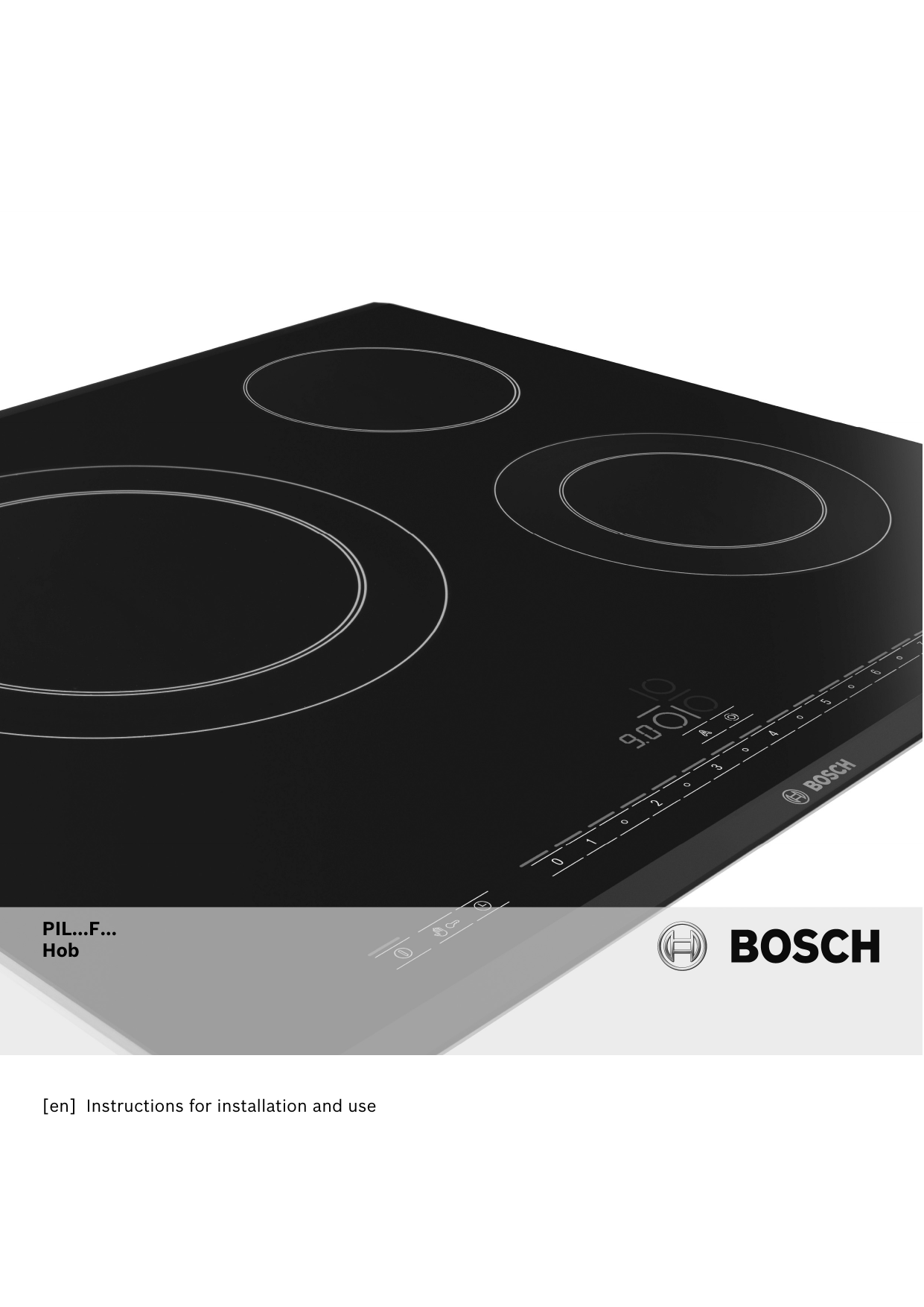 Bosch Pil633f18e 01 Pil633f18e 03 Electric Cooktop Operating Instructions Manualzz