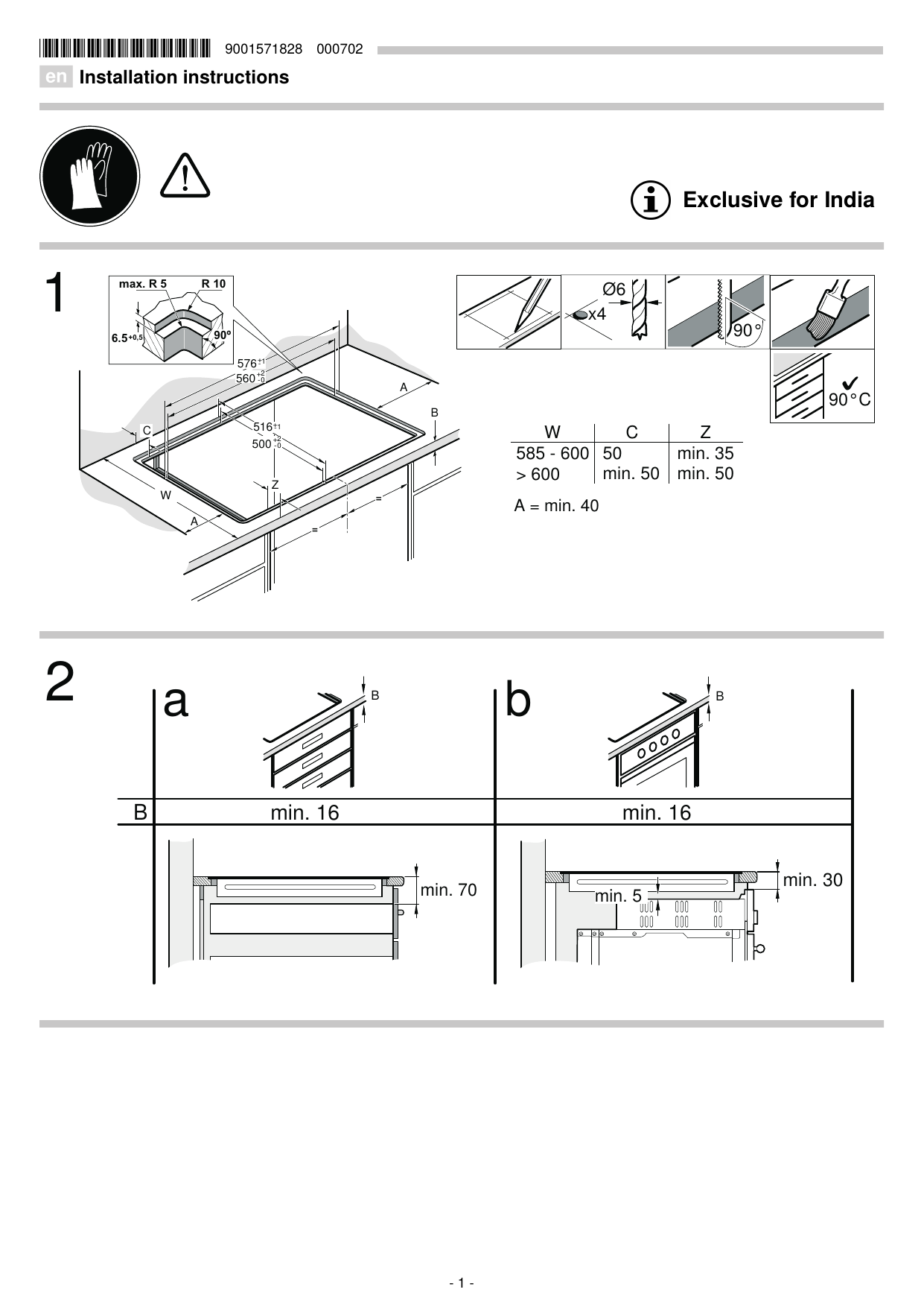 Bosch Induction cooktop Serie 8 User manual and assembly