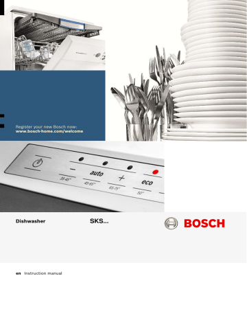 Bosch compact best sale dishwasher manual