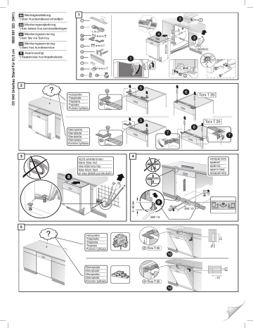 Bosch Built-under Dishwasher Serie 