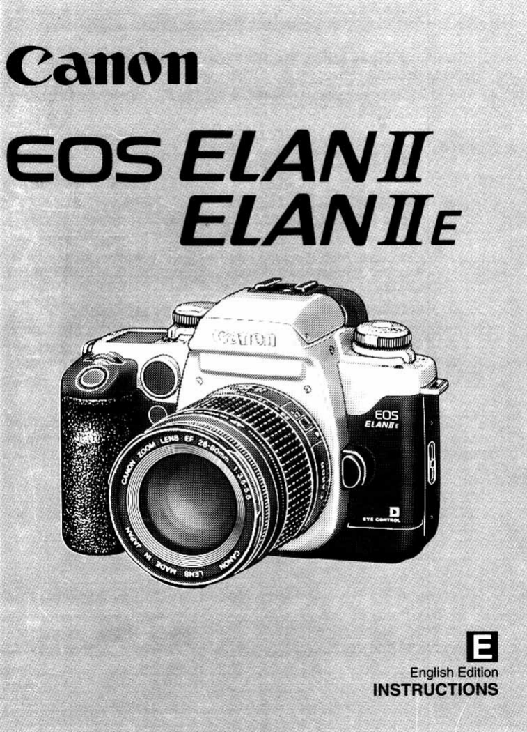 Canon Eos Elan Ii Owner Manual Manualzz