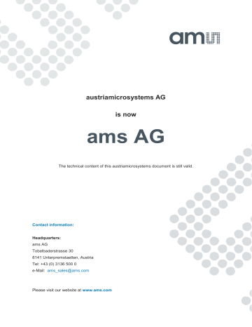 AMS AS1115 Power Management User Guide | Manualzz