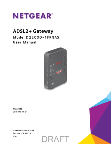 NETGEAR D2200D-1FRNAS User Manual | Manualzz