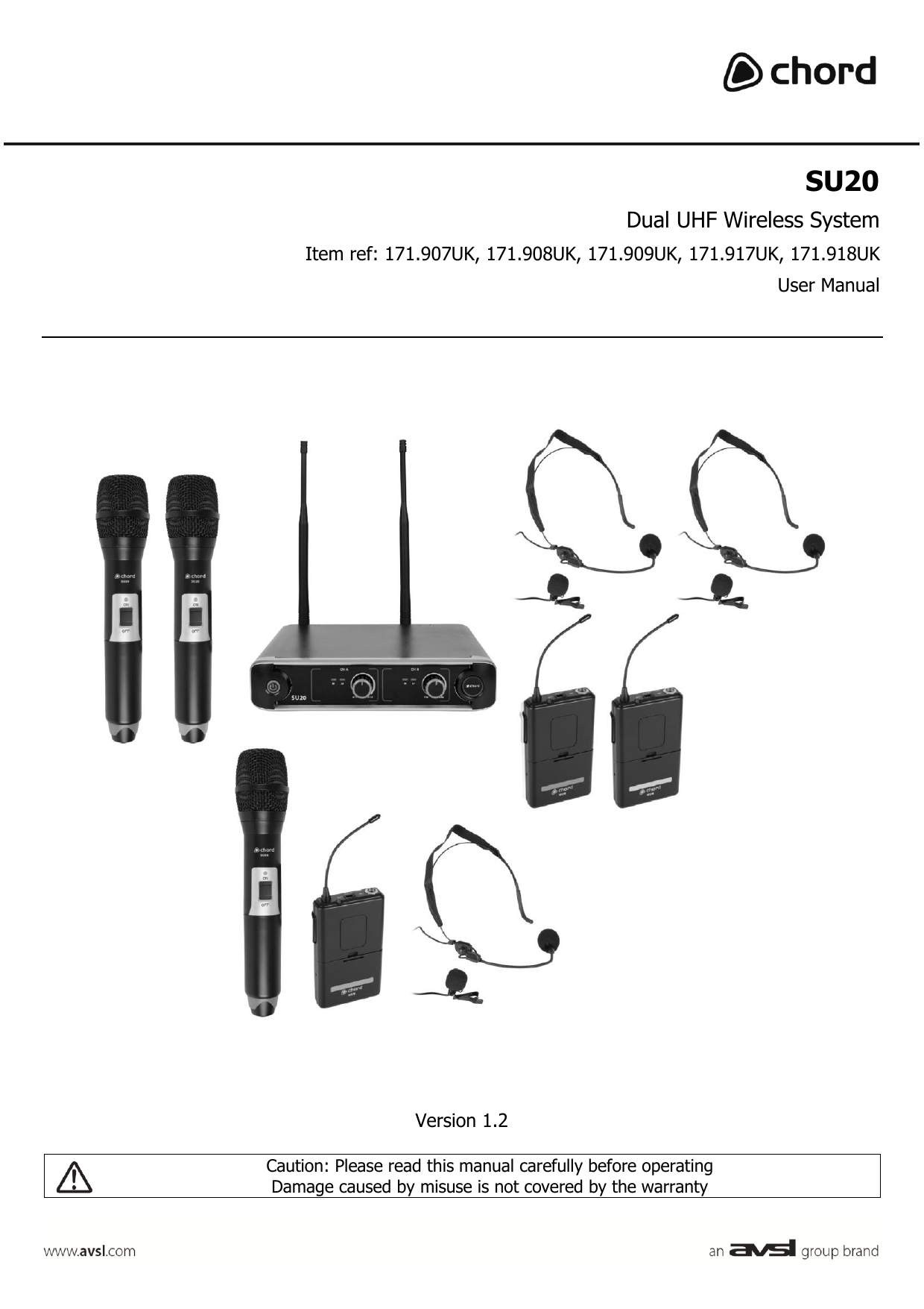 Citronic Su B Rg Su C Su B By Su Dual Uhf Wireless System Su H By Su H Rg Su2 Dual Uhf Wireless System User Manual Manualzz