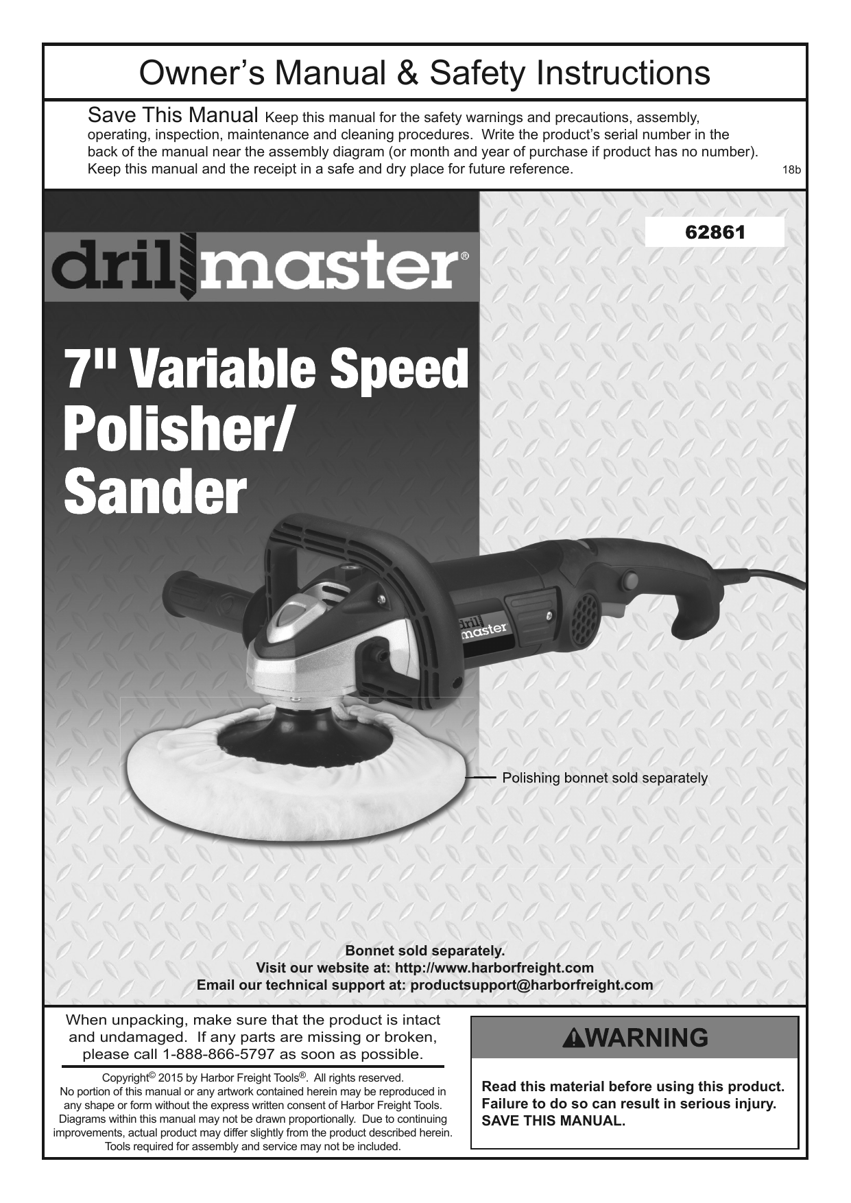 Drill master online 62861