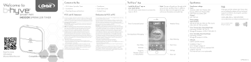 Orbit B-hyve Smart Indoor Sprinkler Controller Quick Start Guide | Manualzz