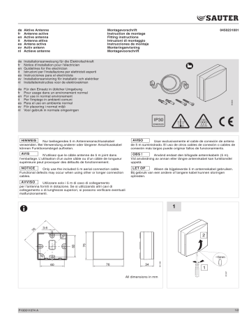 sauter LET4*** Bidirektionaler Funkregler 868 MHz Manuel utilisateur ...