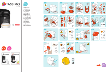 Bosch TAS1404/02 TASSIMO Multi Beverage Machine Manual de usuario | Manualzz
