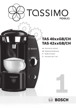 bosch tassimo tas4000gb