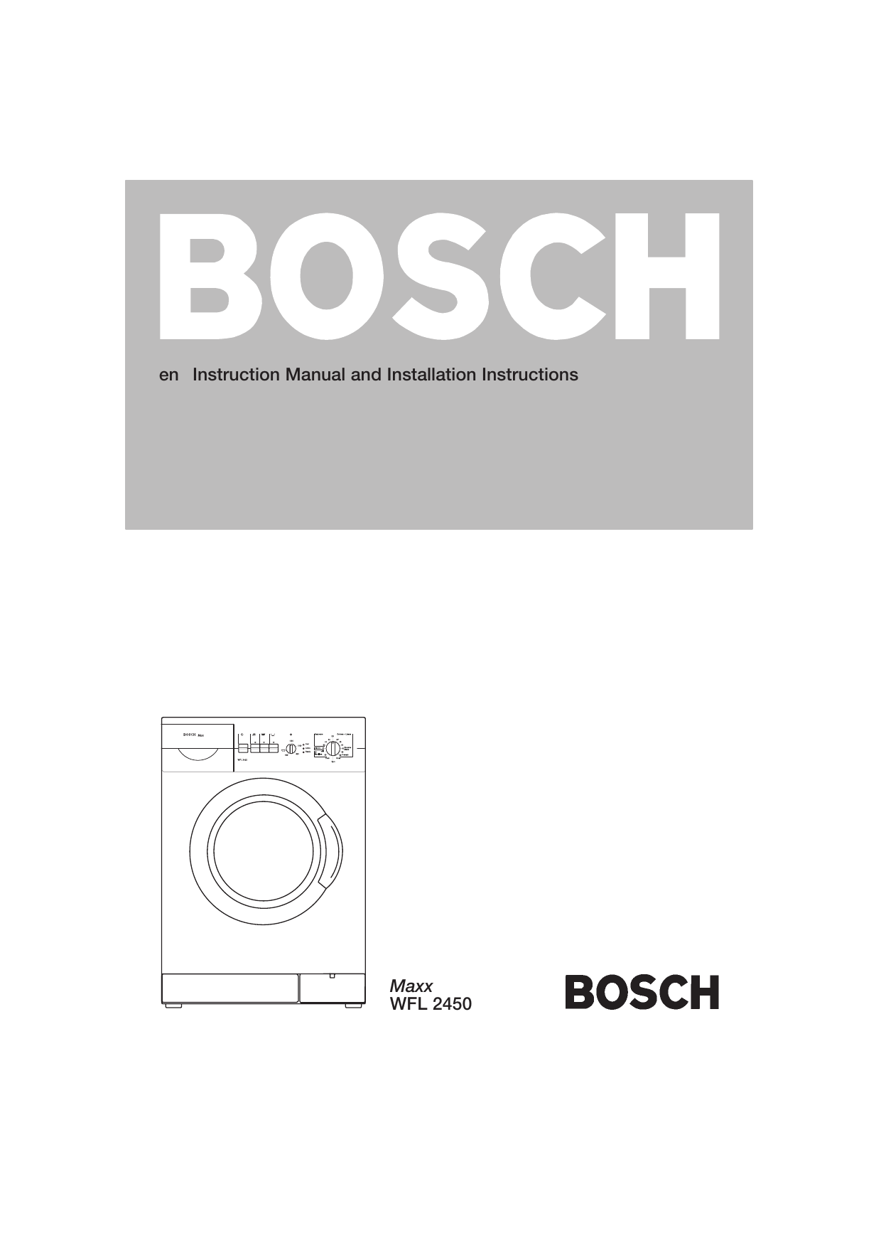 Bosch Wff 1201 Service Manual Bosch Wff 1201 Service Manual