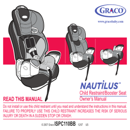 Graco NAUTILUS ELITE El manual del propietario Manual de usuario