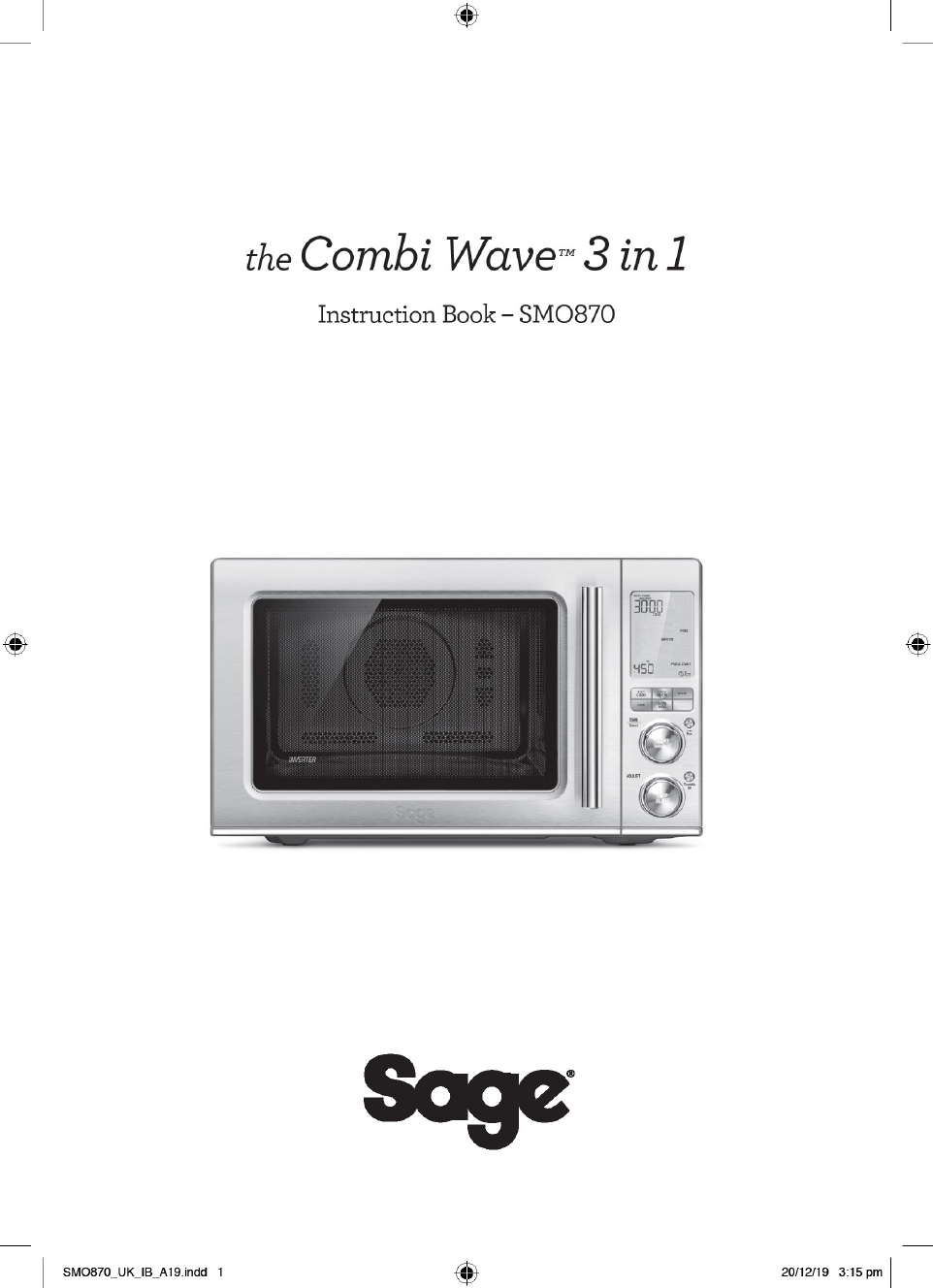 Microwave Instruction Manual 