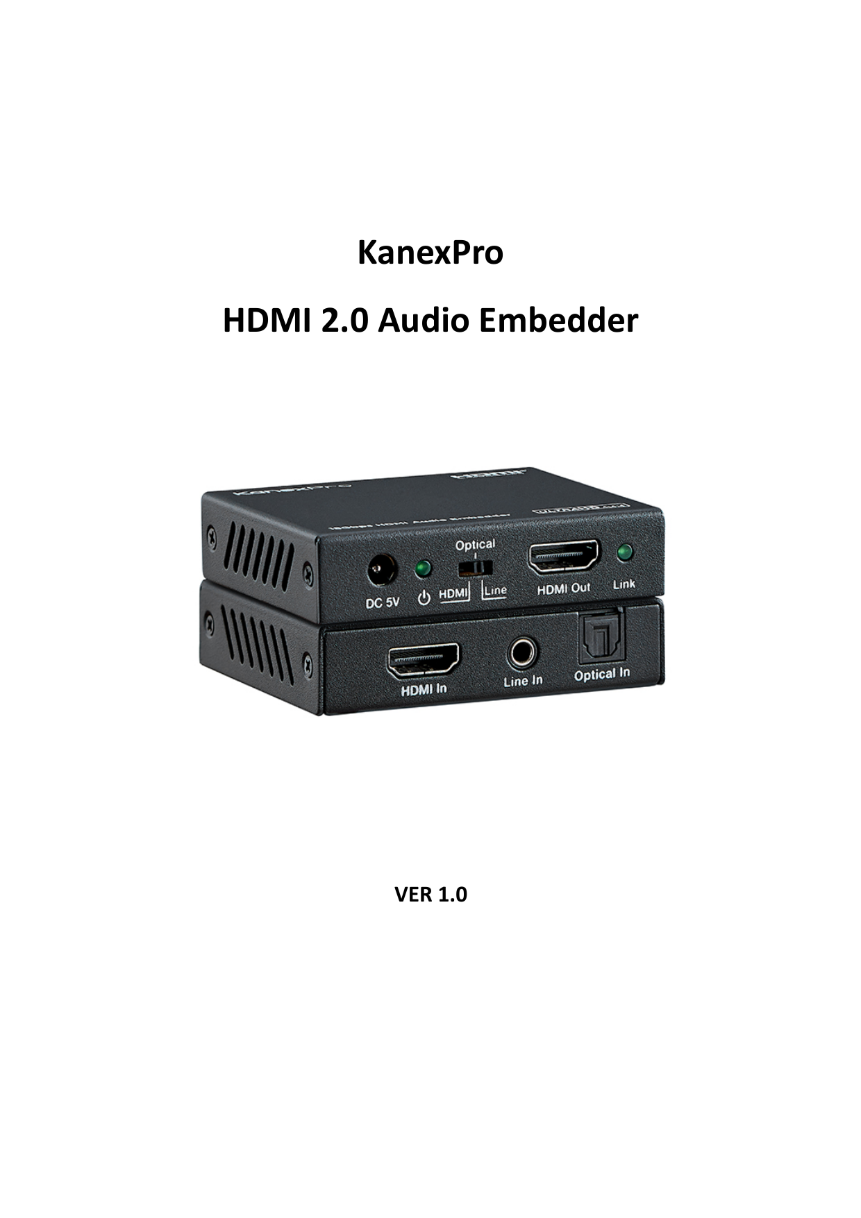 kanexpro digital to analog audio converter