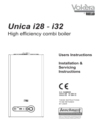 Vokera UNICA i32 Instructions | Manualzz
