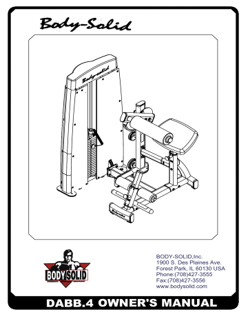 Body-Solid Pro Dual Ab and Back Machine