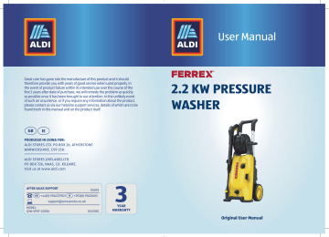 Ferrex Electric Pressure Washer 1850 