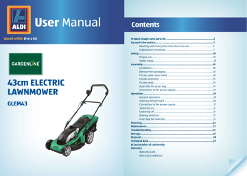 Aldi gardenline mower deals manual