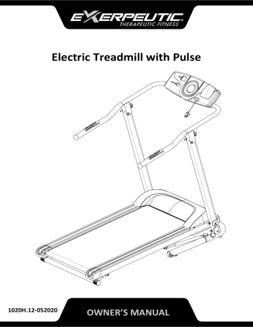 Exerpeutic treadmill online tf1000