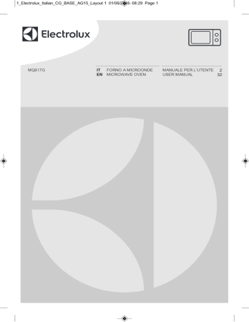 Electrolux MO325GXE Owner Manual | Manualzz