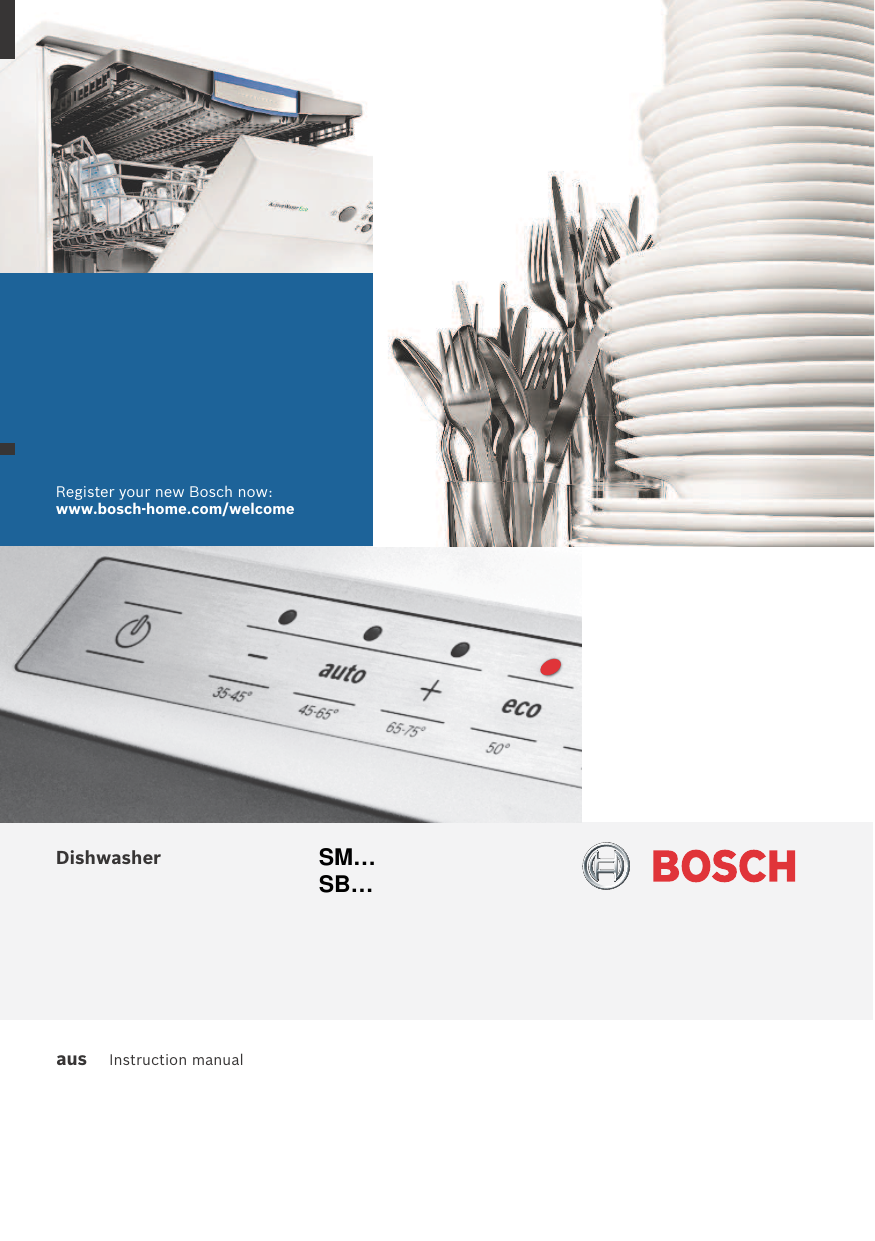 Bosch Builtunder dishwasher Serie 6 Instruction manual Manualzz