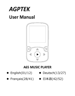 AGPtek a65 - Owner's manual