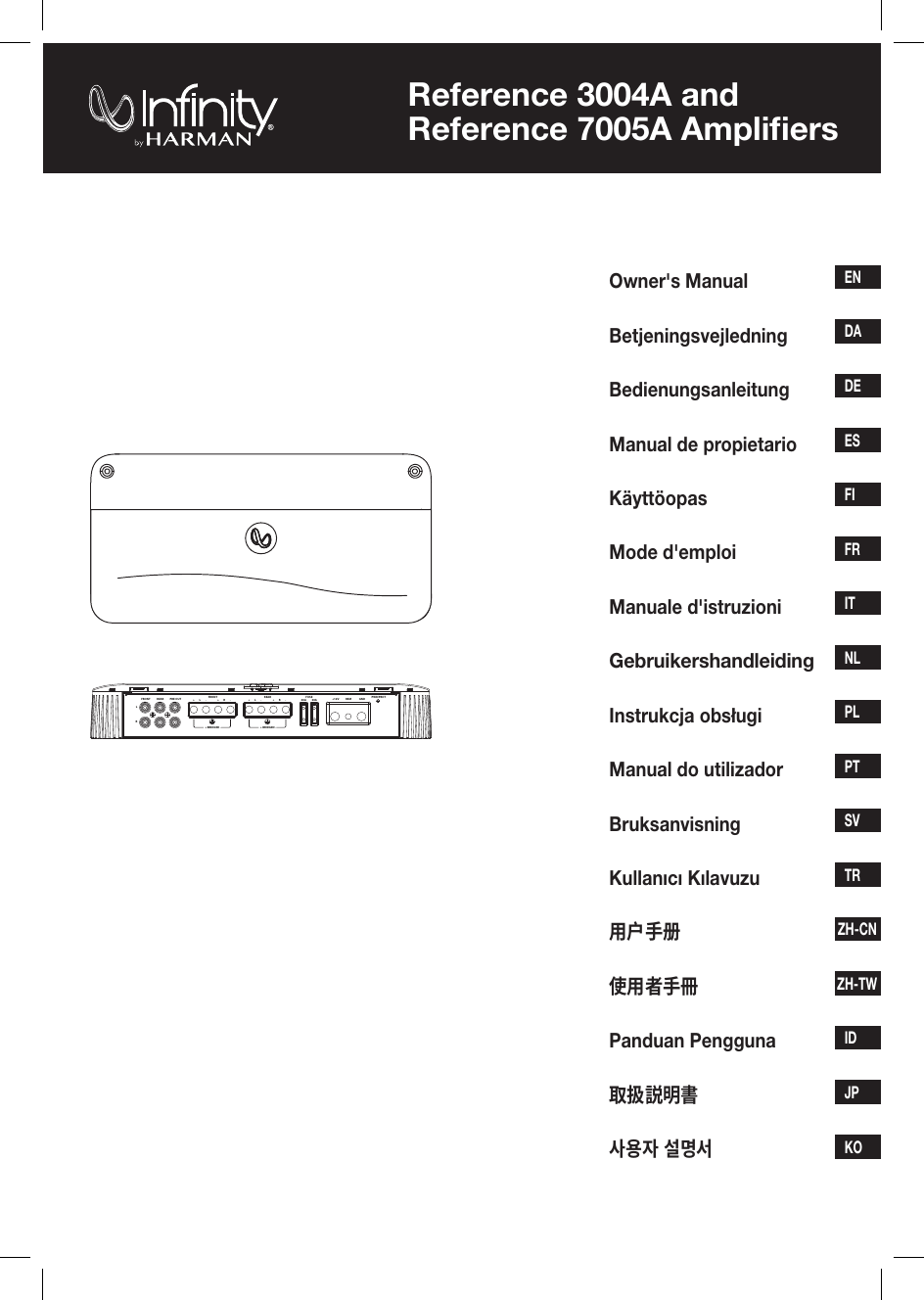 Infinity Reference 7005a Reference 3004a Panduan Pengguna Manualzz