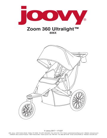 Joovy Zoom 360 Ultralight Stroller 