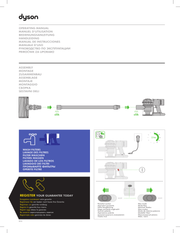 Dyson SV10 V8 Absolute Руководство пользователя | Manualzz