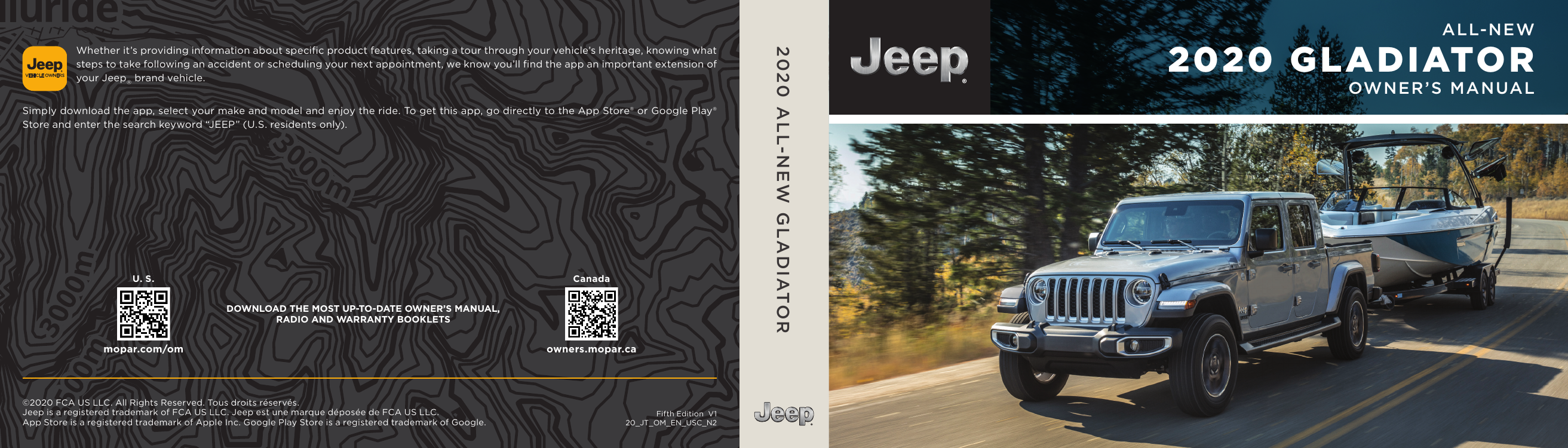Jeep GLADIATOR, 2020 Gladiator Owner's manual | Manualzz