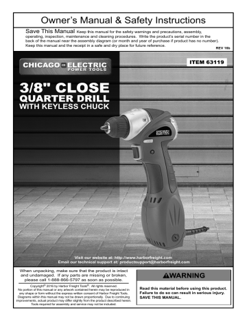 Chicago electric cheap close quarter drill