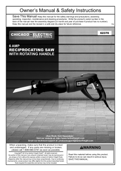 Chicago Electric 62370 Owner s manual User manual manualzz