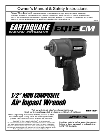 Earthquake 63064 Super Compact Extreme Power Ultra Light Weight