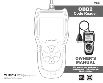 Zurich Code Reader Zr8 Manual