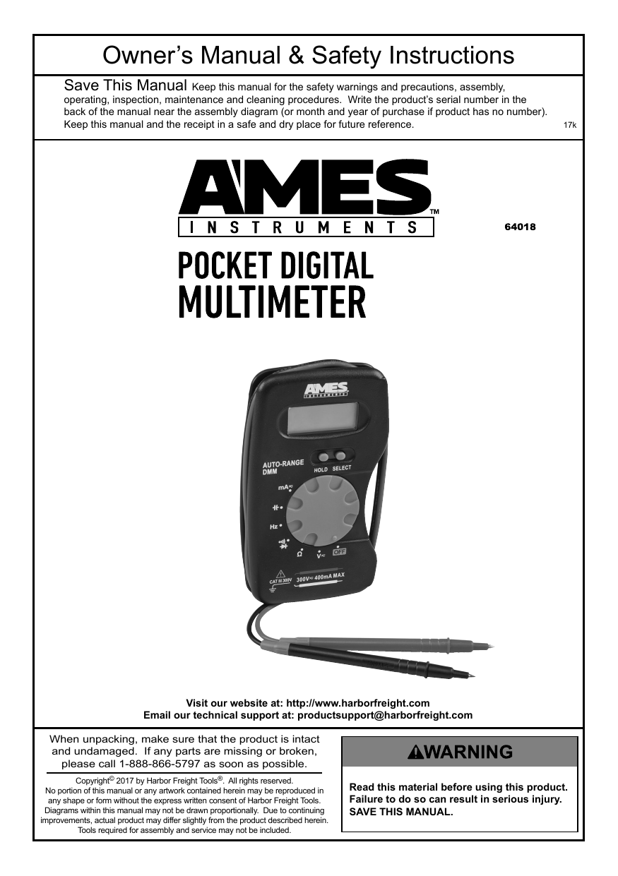 DM600 Compact Digital Multimeter