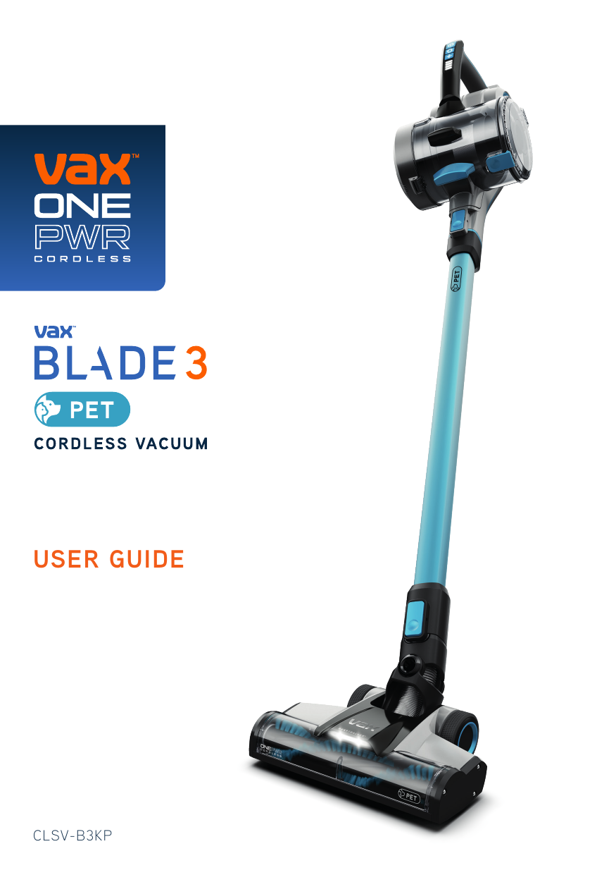 Vax ONEPWR Blade 3 Pet Cordless Vacuum 