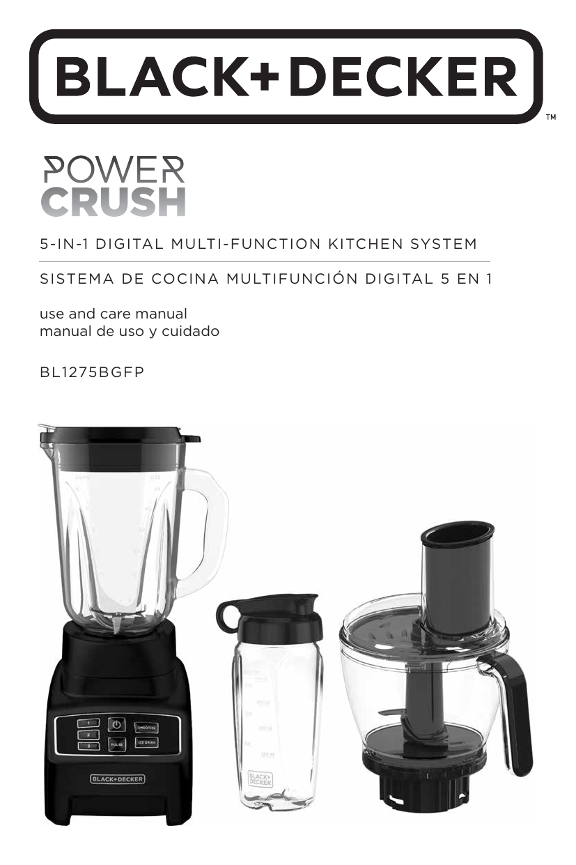 PowerCrush 5-in-1 Digital Kitchen System, BL1275BGFP