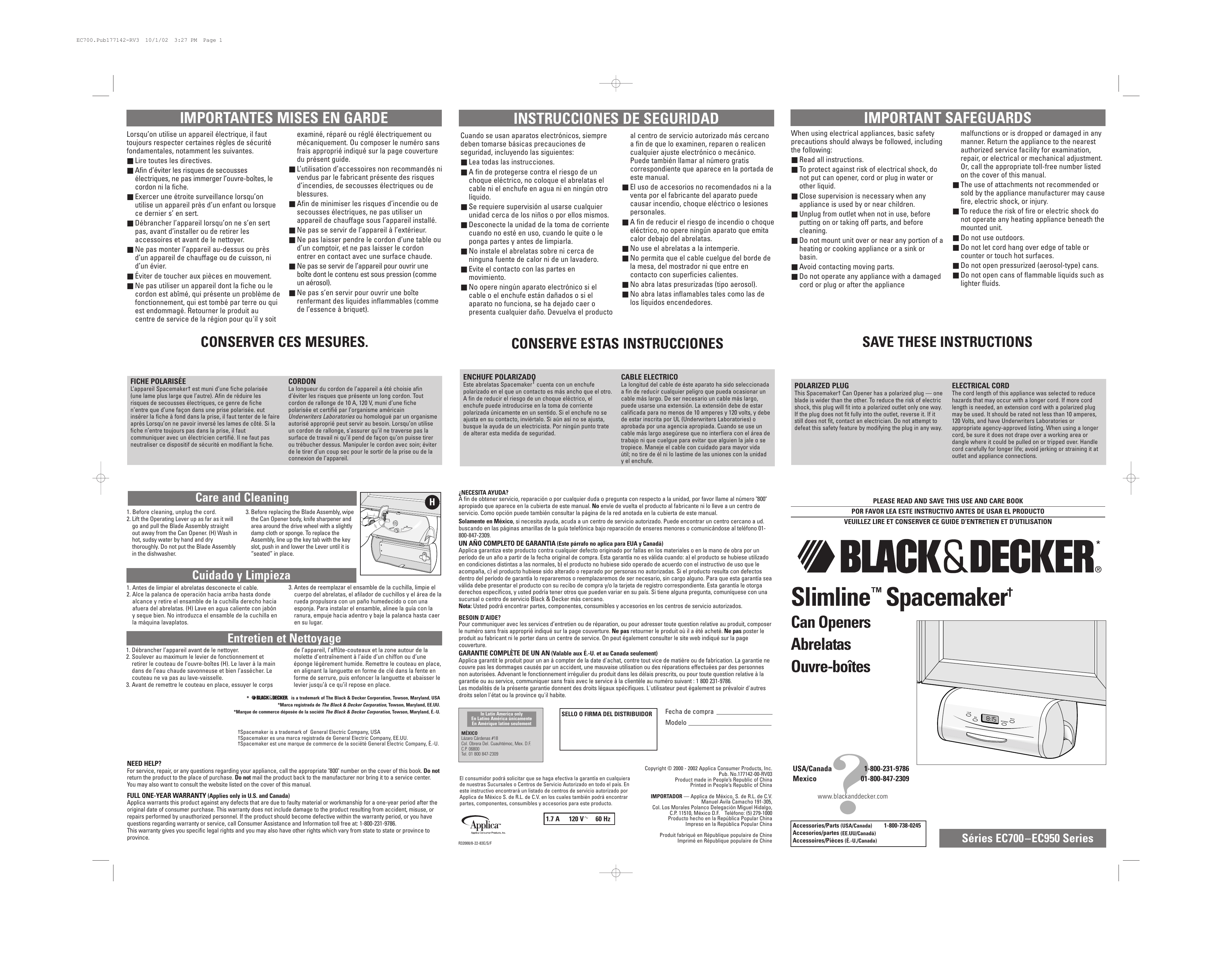 Mounting Instructions - Black & Decker Spacemaker EC70 Use And Care Book  Manual [Page 4]