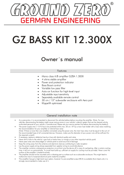 gz bass kit 12.300 x